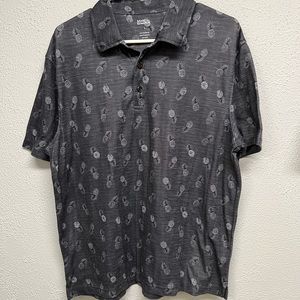Pineapple short sleeve polo
